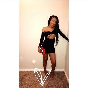 Asymmetrical Bodycon Dress